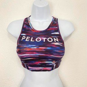 Peloton Melody High Neck Mesh Back Sports Bra Multicolor Size XS